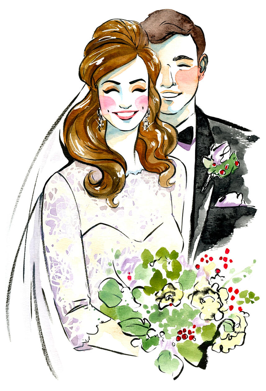 Live couple portraits